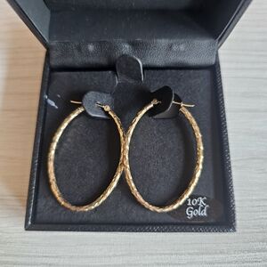 Elegant Gold Hoop Earrings